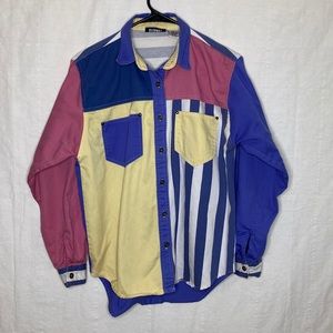 Vintage Gitano color block shirt